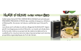 HUILE d'OLIVES BIO