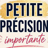 Petite précision